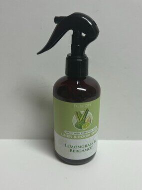 Fusion Lemongrass & Bergamot Essential Oil Linen & Room Spray 8 Oz